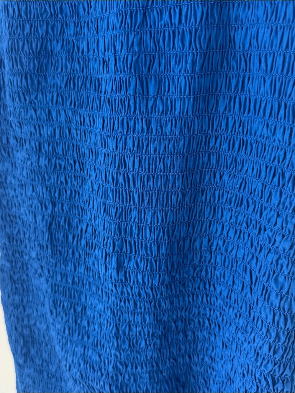 Free People NWOT Lyla Mini Dress Smocked Cornflower Blue Bodycon - Picture 5 of 9